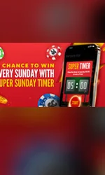 CASH, FREE SPINS + MORE A chance to win every Sunday with Super Sunday Timer! Casino